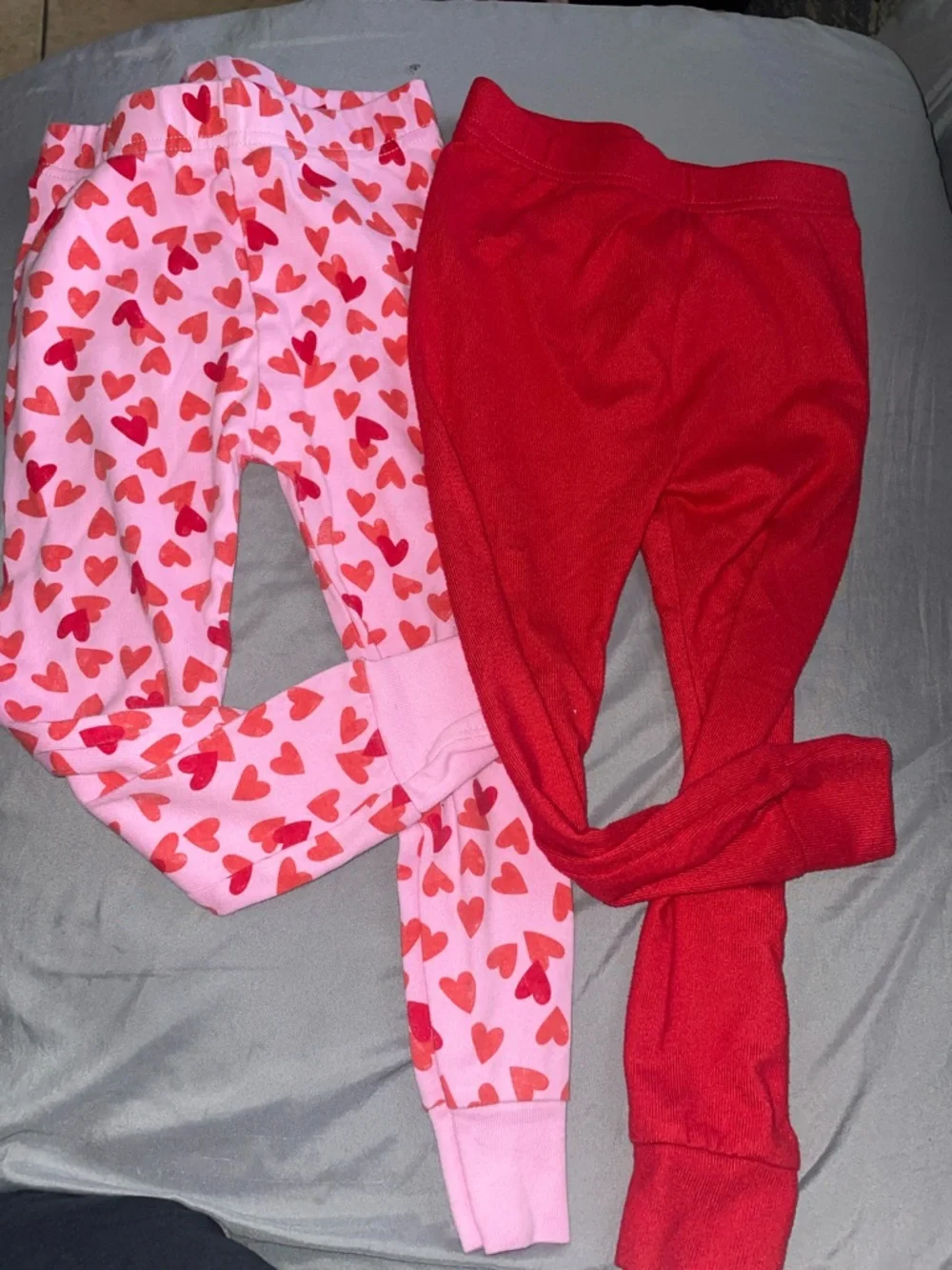 Old Navy Pink and White Striped Girls Jeans